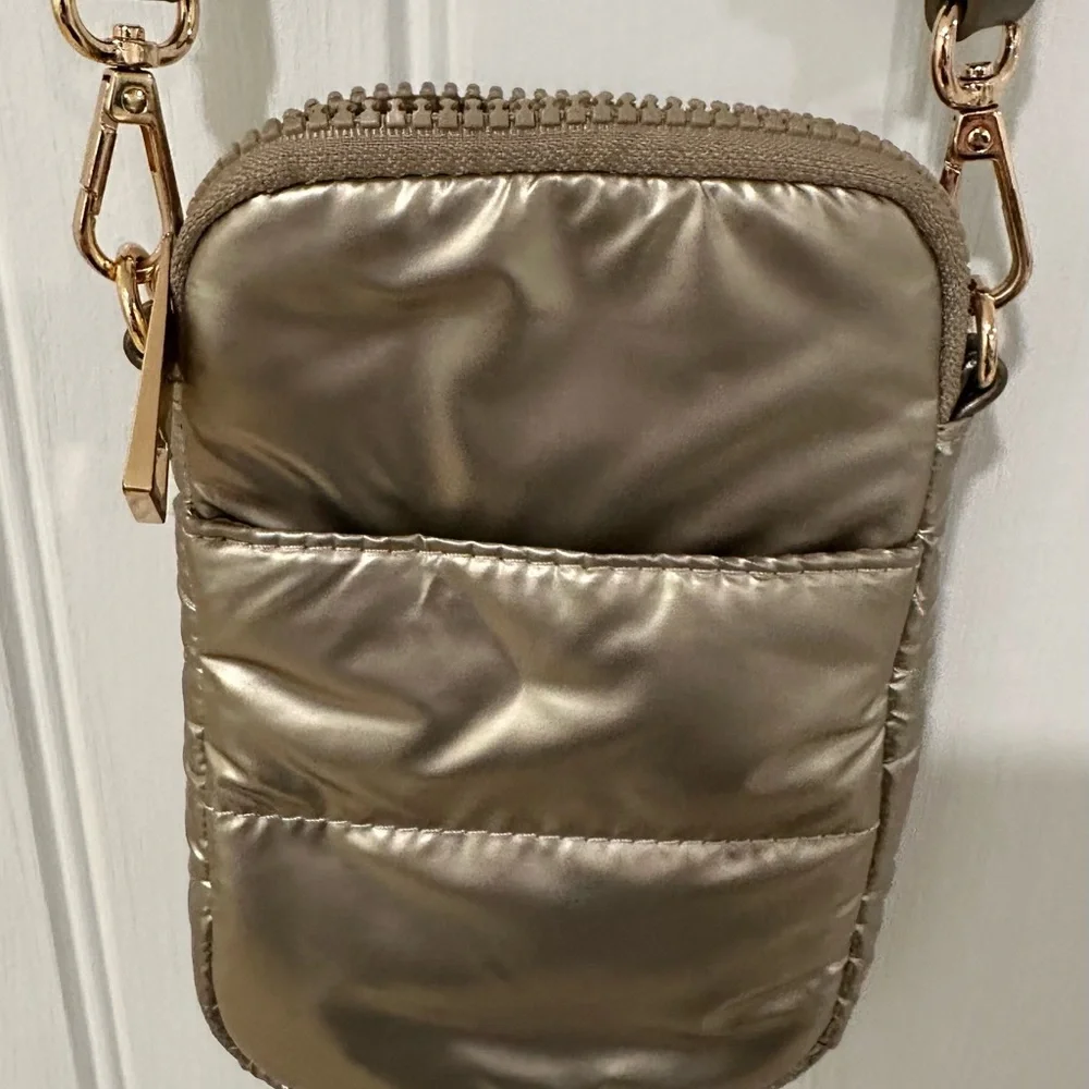Chico’s Gold Crossbody Bag - Picture 4 of 7